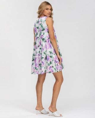 Maternity Floral Printed Sleeveless Melody Dress