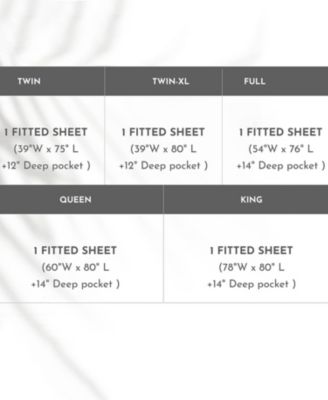 California Design Den Deep Pocket King Fitted Sheet Only - Soft 100% Cotton Sateen