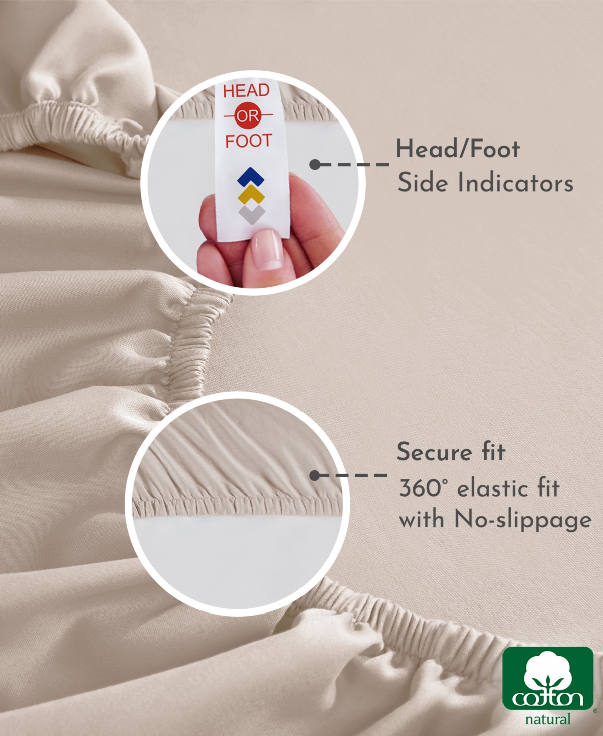 Deep Pocket Twin Fitted Sheet Only