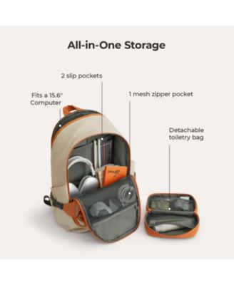 Soar 25L 180° Open Clamshell Travel Backpack Set GREY