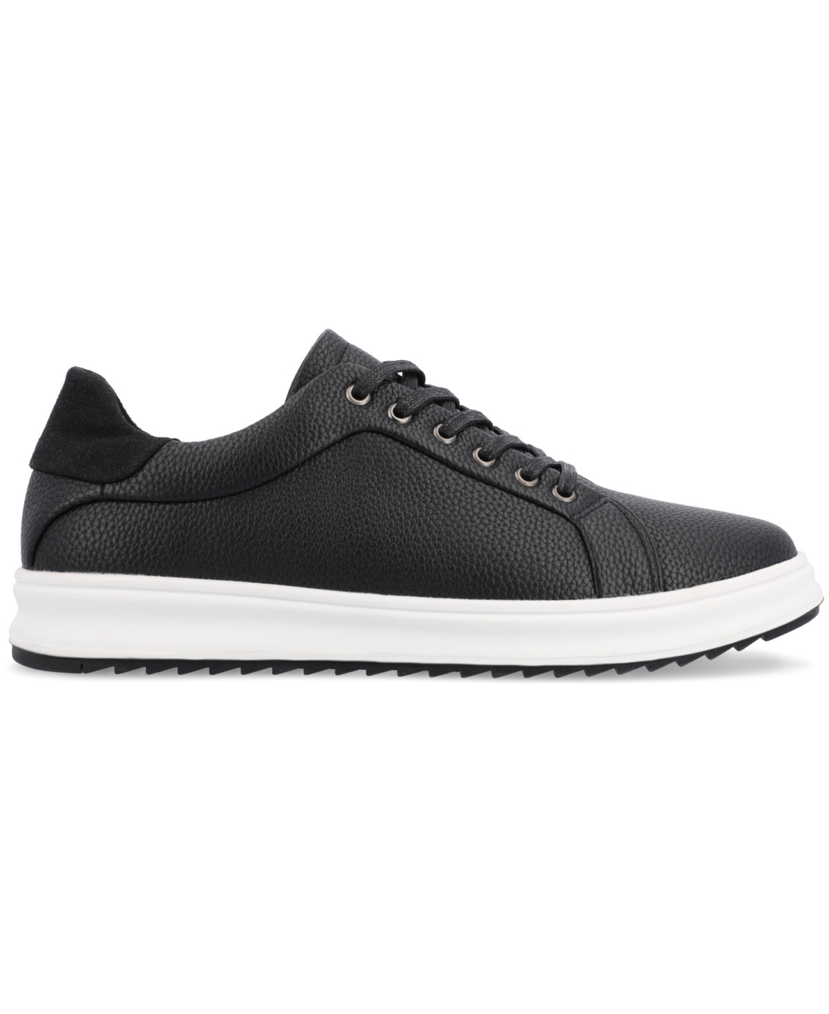 Vance Co. Men's Robby Casual Lace Up Sneakers In Black