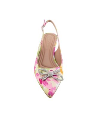 Women's Donna Slingback Bow Dress Pumps