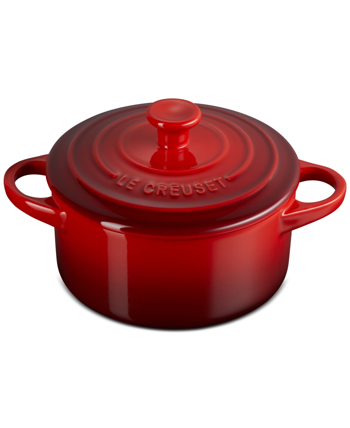 Le Creuset Stoneware Mini Round Cocotte, 24 Oz. In Cerise