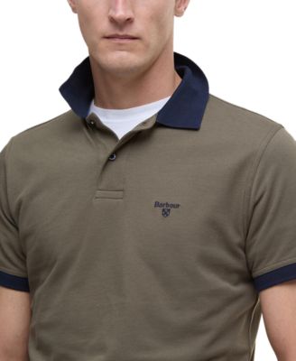 Men's Lynmouth Contrast Trim Short Sleeve Polo Shirt