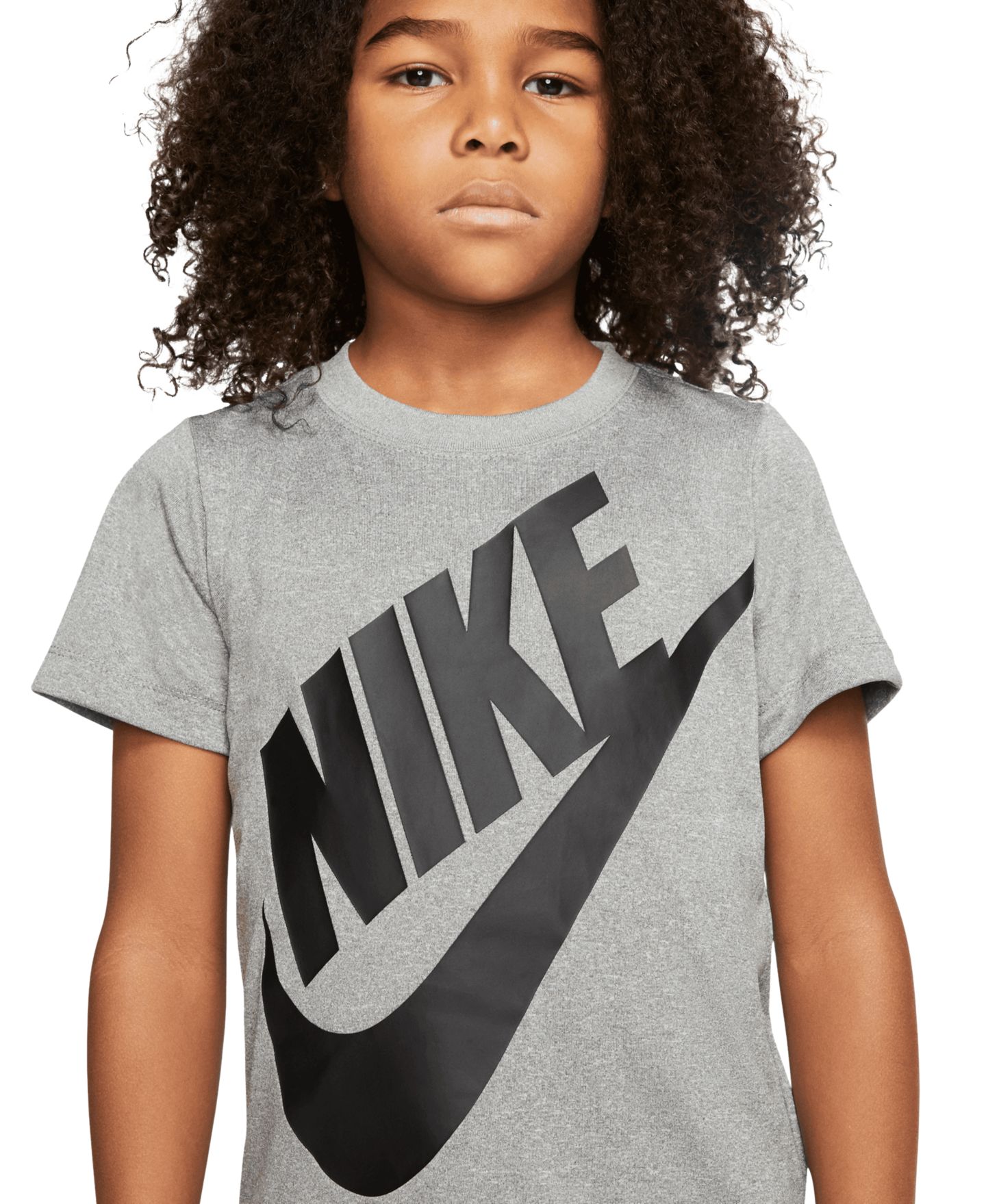 Nike Boys' 4-7 Futura Short-Sleeve T-Shirt and Shorts, 2-Piece Set, цвет: Чёрный — фото 3