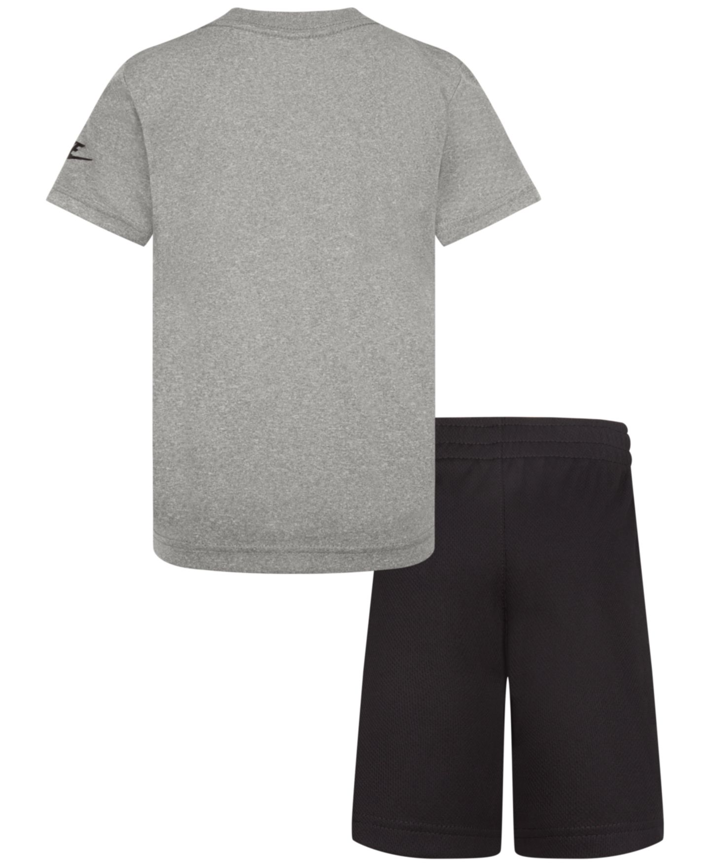 Nike Boys' 4-7 Futura Short-Sleeve T-Shirt and Shorts, 2-Piece Set, цвет: Чёрный — фото 9