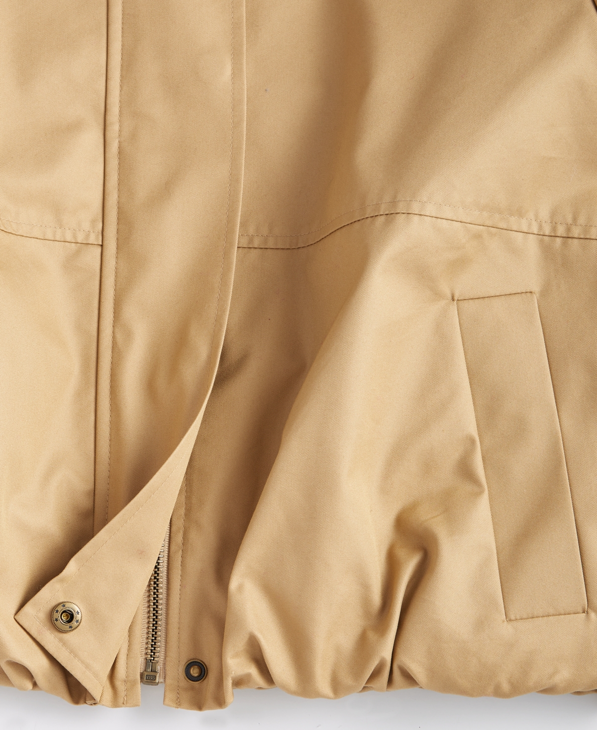 ON 34TH WOMEN'S TWILL BUBBLE-HEM BOMBER JACKET, EXCLUSIVELY AT MACY'S 
