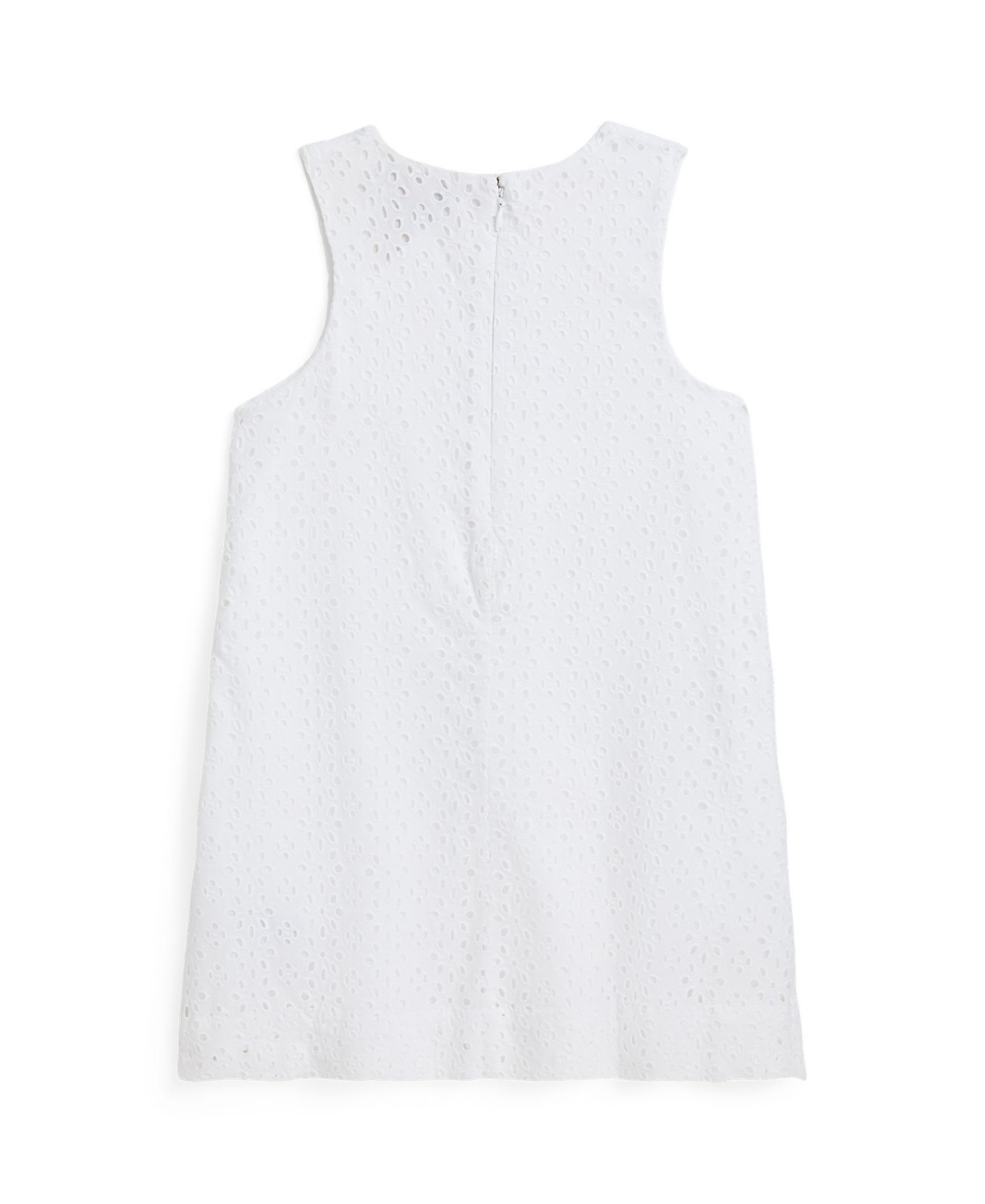 Polo Ralph Lauren Toddler And Little Girls Eyelet-embroidered Cotton Dress In White