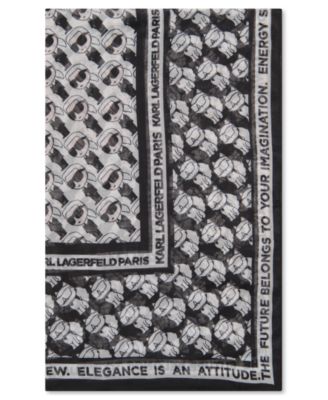 Choupette Karl Square Wrap