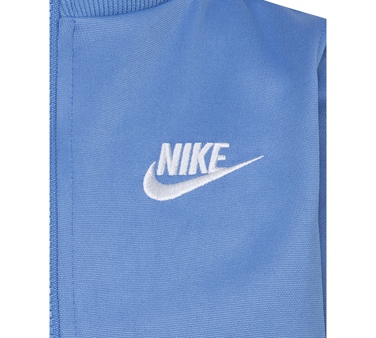 Nike Little Boys Dri-fit Full-zip With Logo Taping Trim Jacket & Pants, 2-piece Set In Blue Beyond