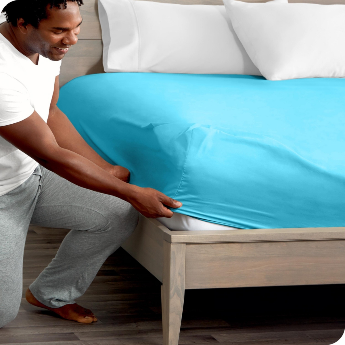 Bare Home Inch Extra Deep Pocket Fitted Sheet