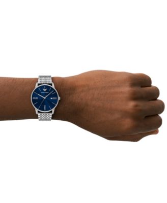 Men's Stainless Steel Bracelet Watch 39mm