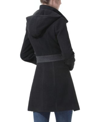 Women's Miller Wool Blend Hooded Walker Coat