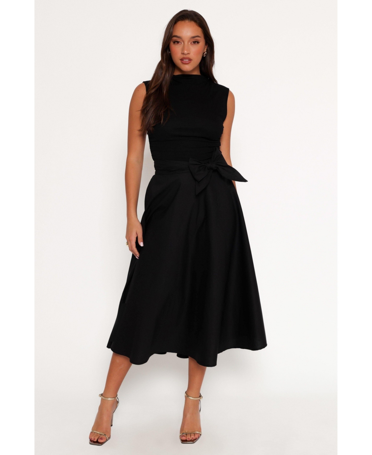 Alessandra Midi Skirt - Black