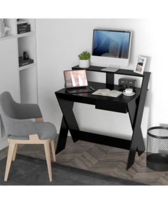 Small Computer Desk with Storage Drawer