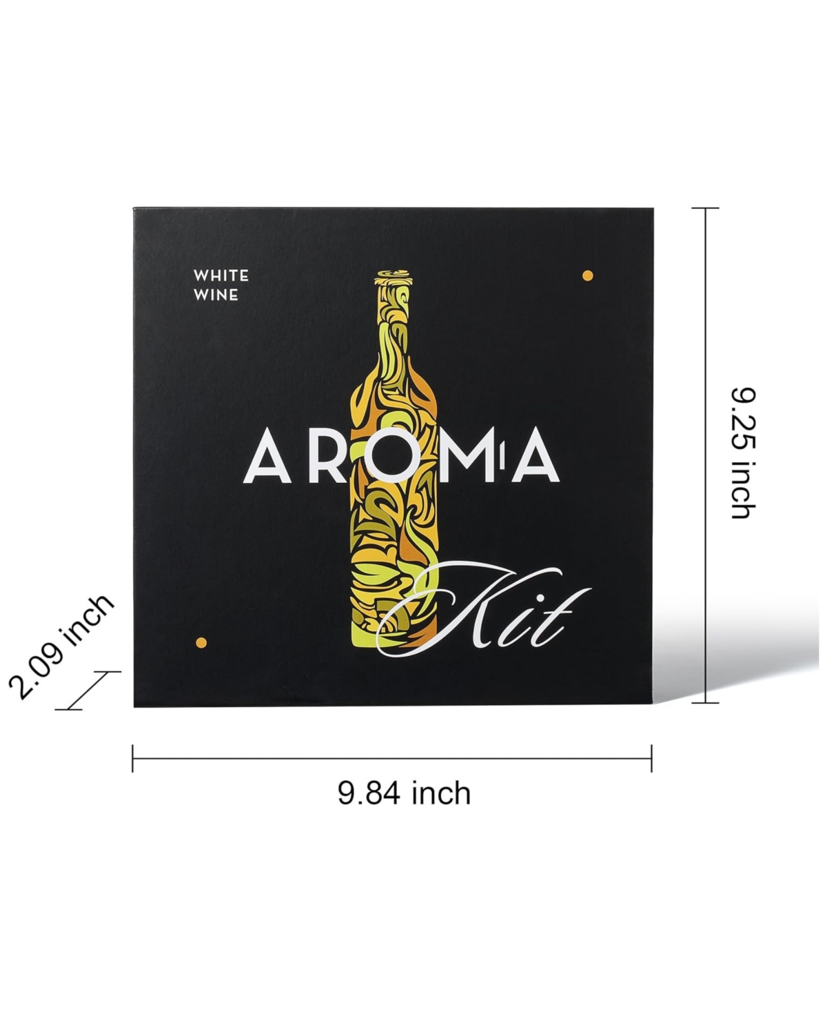 The Wine Savant White Wine Aroma Kit, Set Of 15 In Black