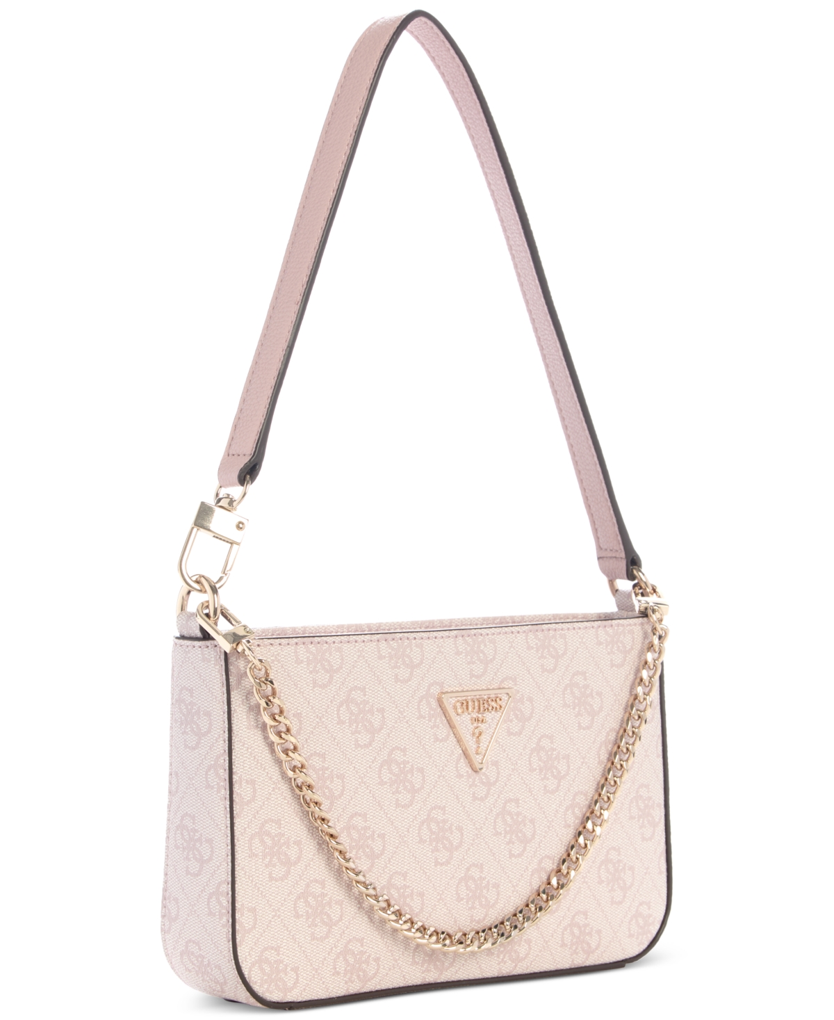 GUESS NOELLE MINI TOP ZIP SHOULDER WITH REMOVEABLE CHAIN 