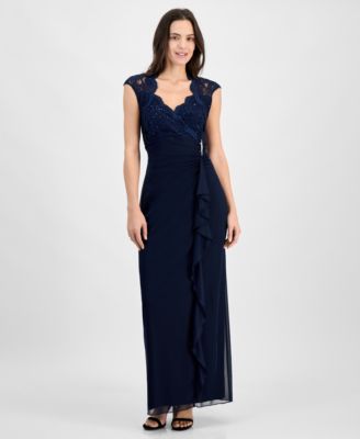 Connected - Lace Column Gown