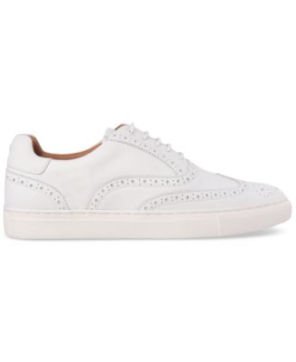 Men's Baronn Leather Lace-Up Wingtip Sneakers, Exclusively at Macy's 