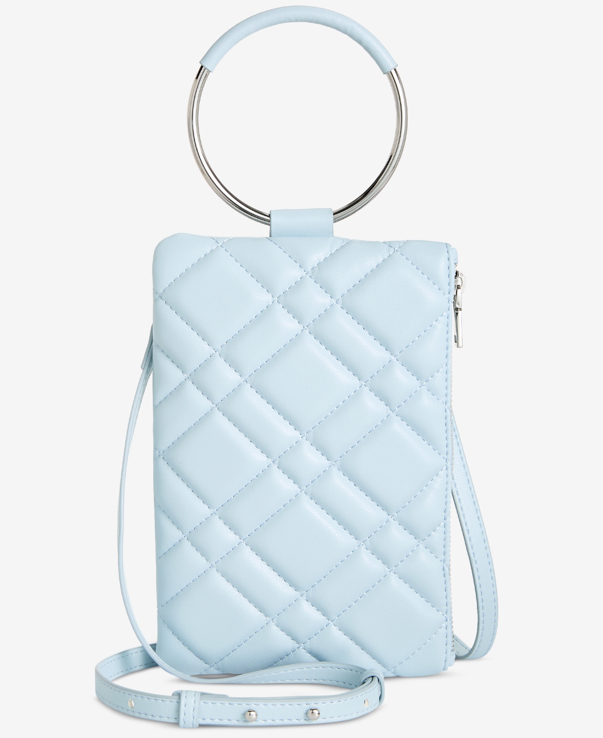 Charlii Small Quilted Crossbody, Exclusively at Macy's - Bliss Blue