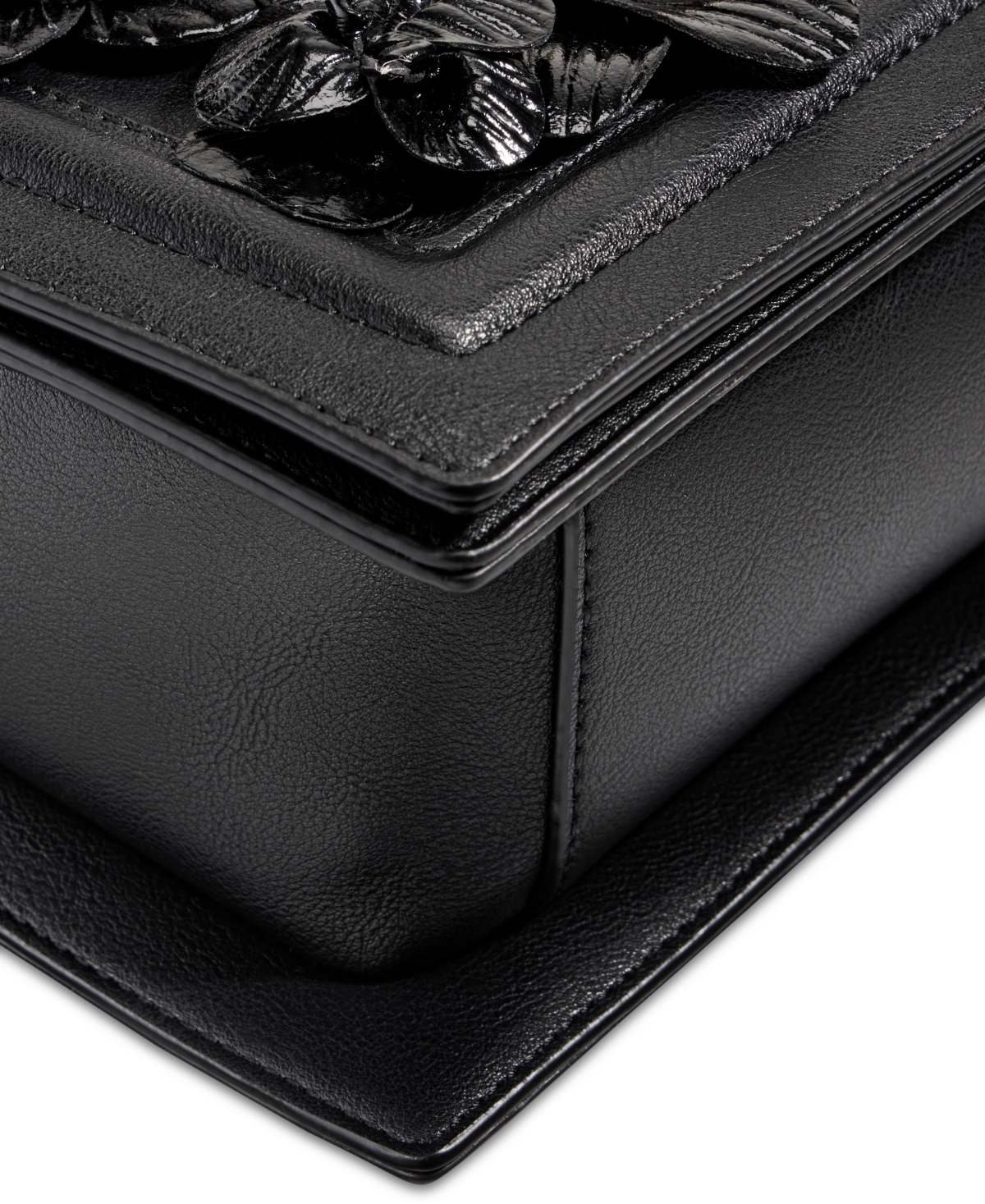 Inc International Concepts Ajae Flap Floral Crossbody, Exclusively At Macy's In Black