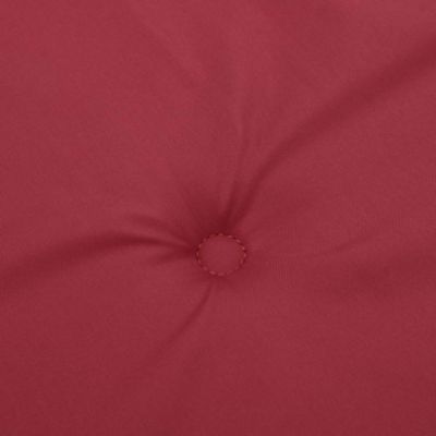 Deck Chair Cushion Wine Red Oxford fabric (100% polyester)