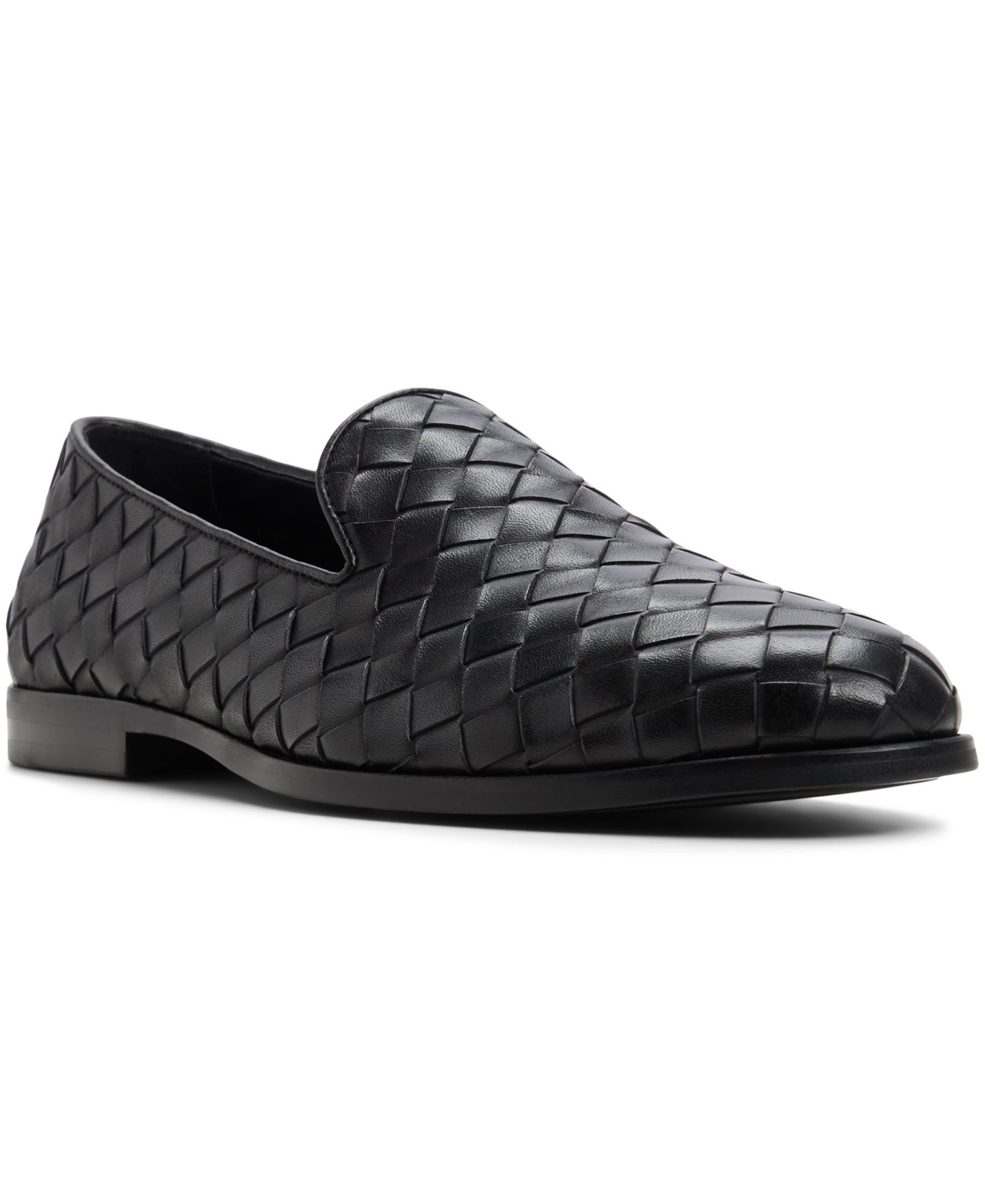 Мужские туфли ALDO Casino Leather Loafer, цвет: Чёрный — фото 1