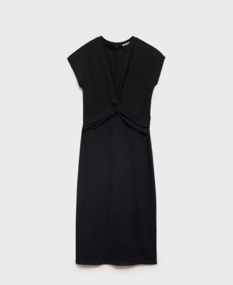Women's Knot Detail Midi-Dress