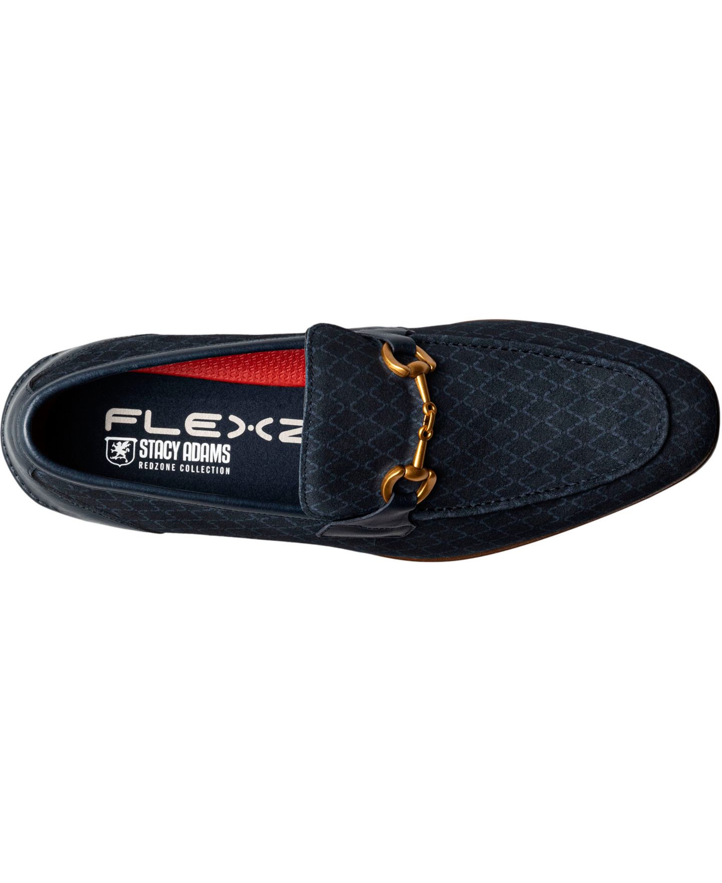 Мужские туфли Stacy Adams Brinkley Moc Toe Metal Bit Slip On, цвет: Тёмно-синий — фото 6