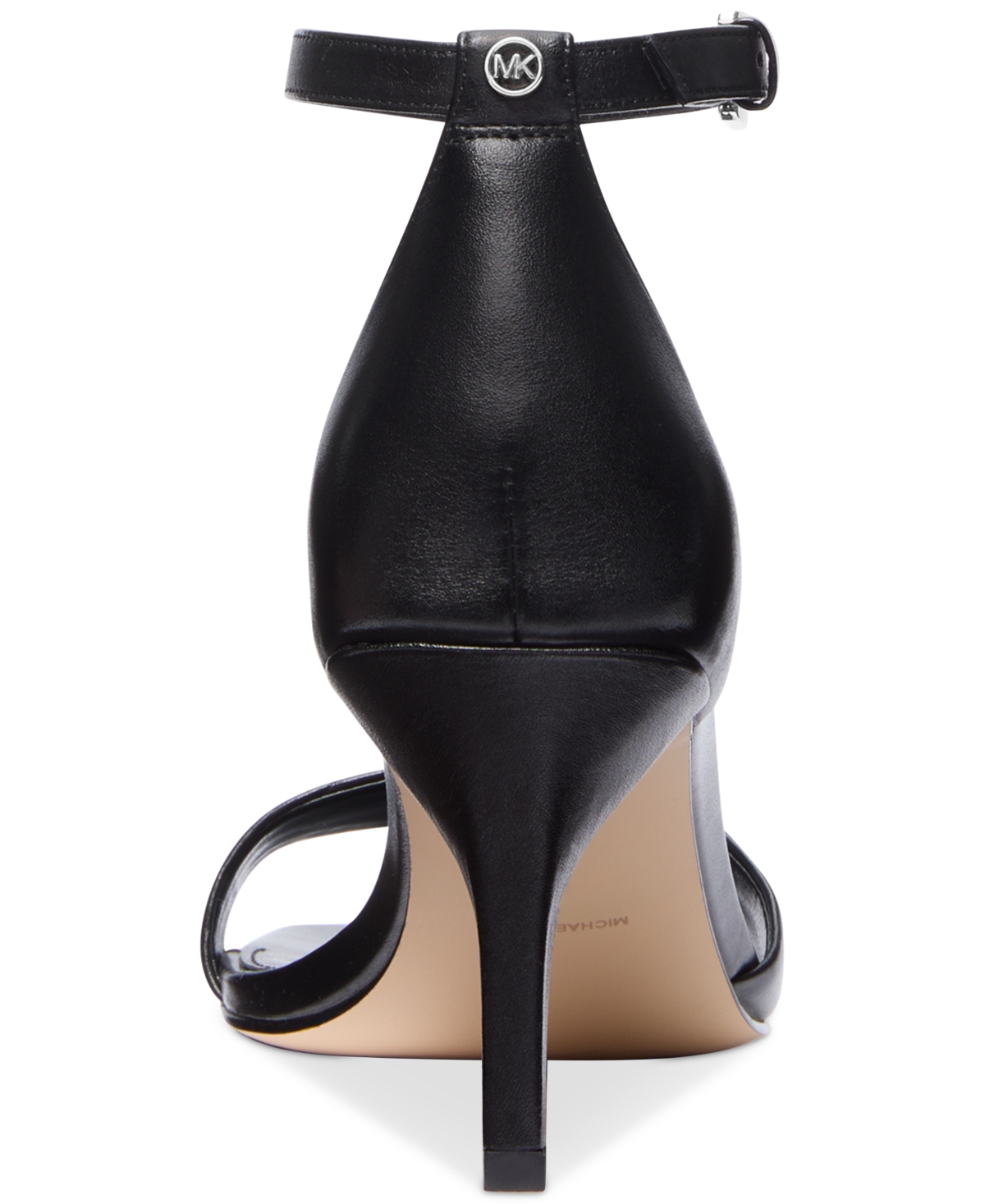 Michael Kors Low Profile Laced Shoes With Ankle Strap In Black