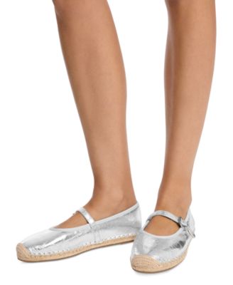 【関税&送料込】Michael By Michael Kors Espadrille Ballet Ly Lynn Leather Ballet Espadrille | Michael Kors [US]
