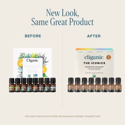 Organic Aromatherapy Set (Top 8 Essential Oils) - 5 ml