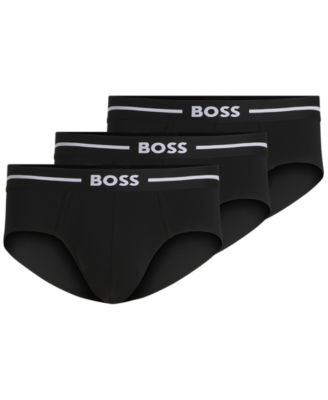 Hugo Boss - Men's 3pk. Bold Logo Hip Briefs