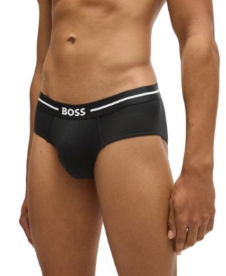Men's 3pk. Bold Logo Hip Briefs