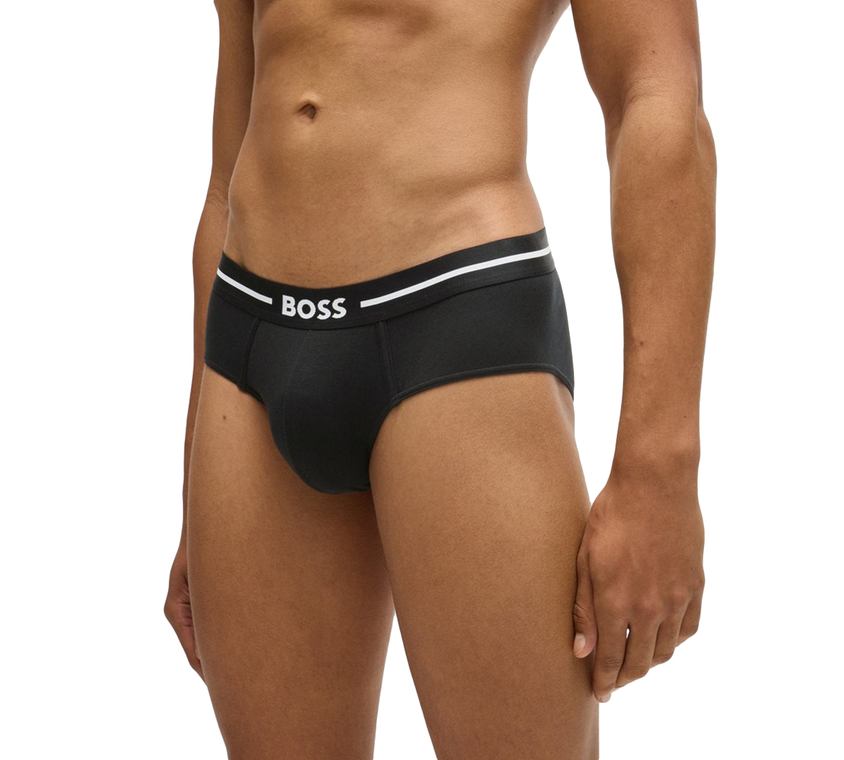 Hugo Boss Boss By  Men's 3pk. Bold Logo Hip Briefs In Blk