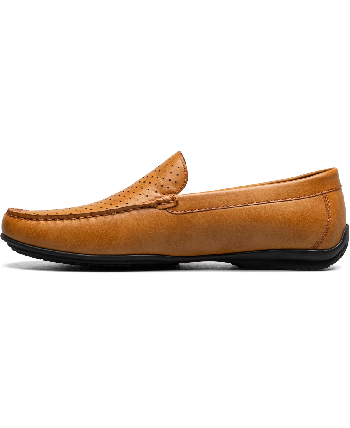 Stacy Adams Men's Conroy Perfed Slip On Shoe In Tan