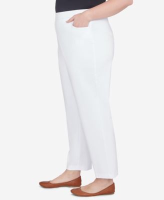 Plus Size Classic Allure Fit with Elastic Comfort Waistband Pants