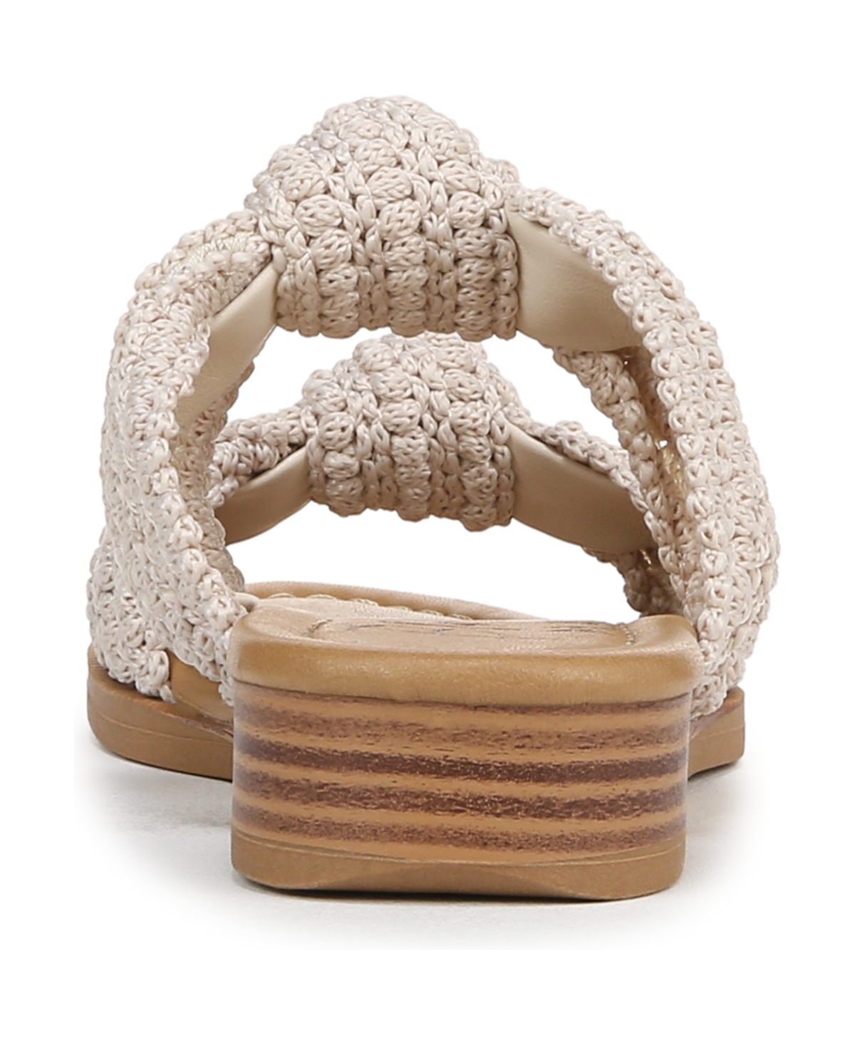 Blowfish Malibu Ashland Wedge Sandal In Off White Crochet Fabric