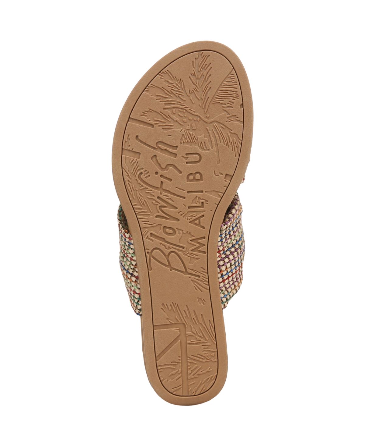 Blowfish Malibu Ashland Wedge Sandal In Multi Woven Fabric