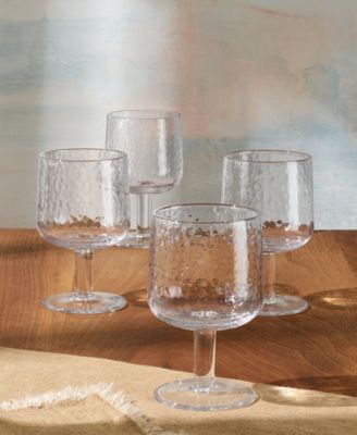 Textured Wine Glasses, Set of 4, Exclusively at Macy's