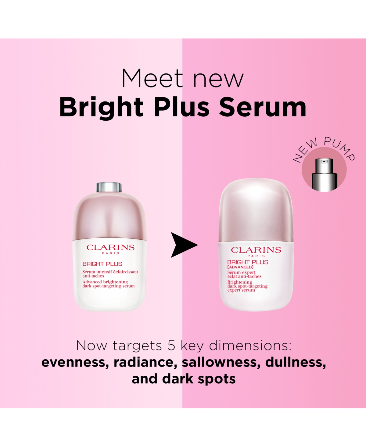 Clarins Bright Plus Brightening Vitamin C & Niacinamide Dark Spot Serum, 1 Oz. In No Color
