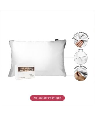 22 Momme Mulberry Silk Pillowcase with Zipper