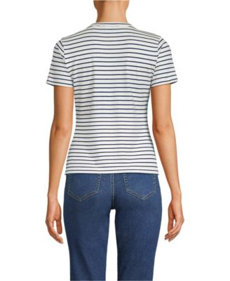 Women's Drapey Rib Fitted Short Sleeve T-Shirt