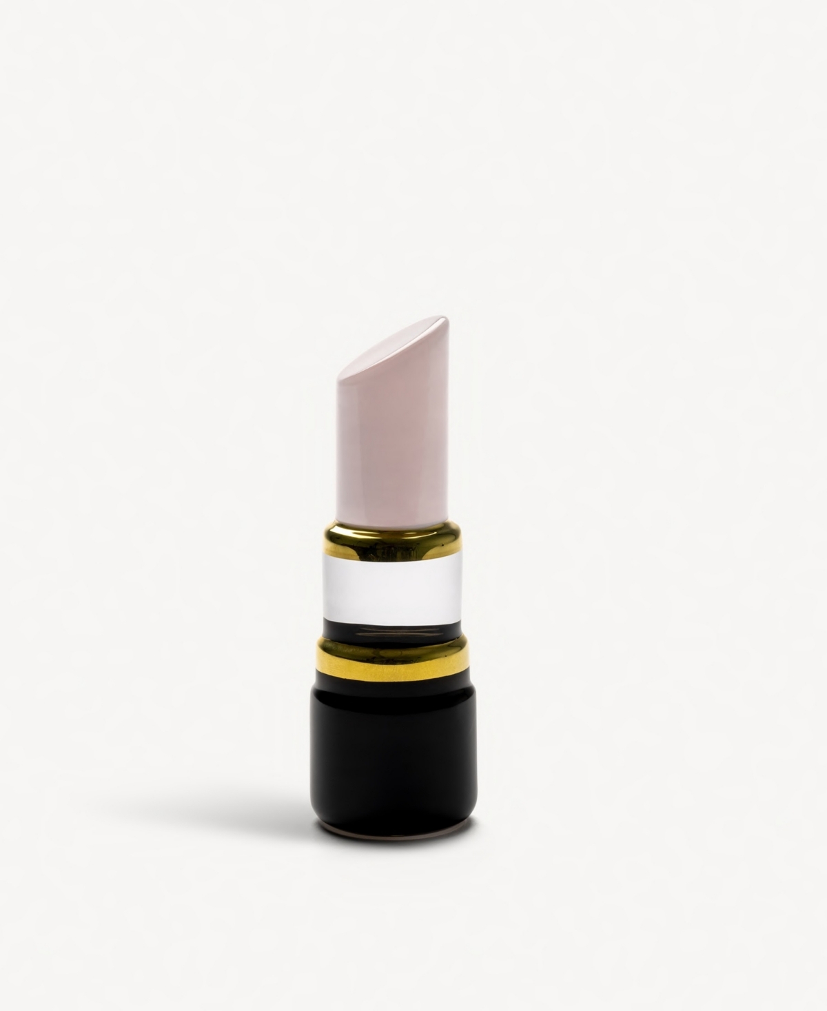 Kosta Boda Make Up Lipstick Soft Pink Sculpture In Soft Pink