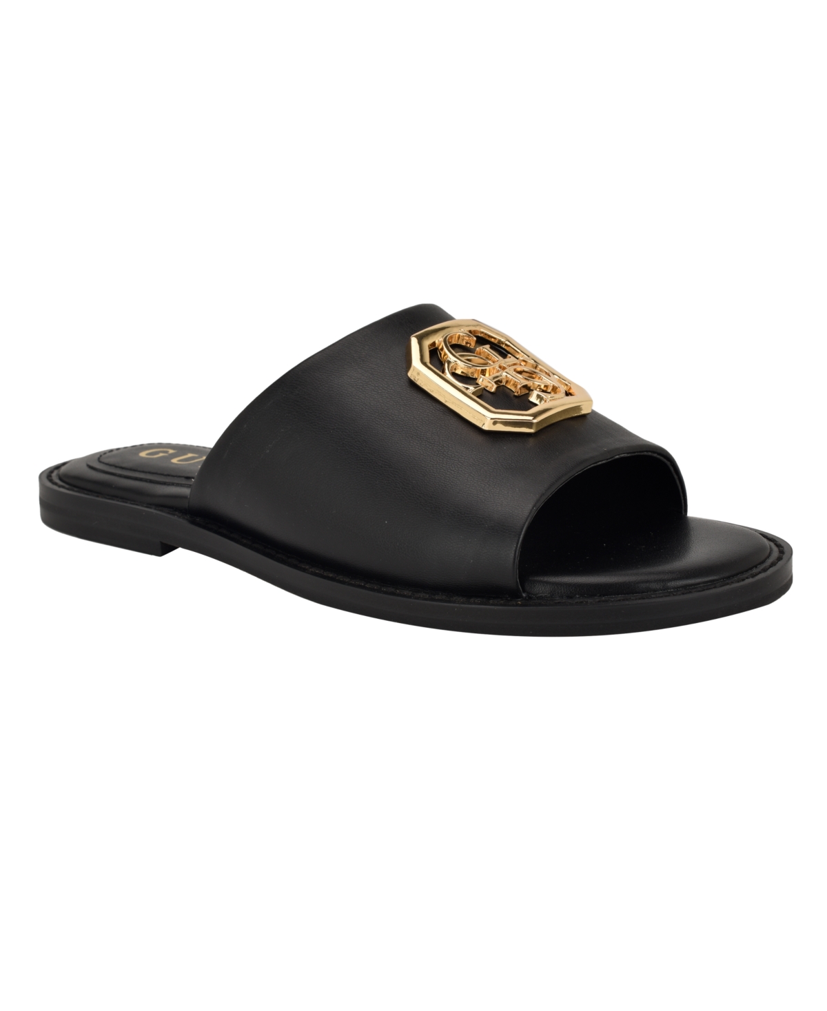 Women's Graysie Quattro G Embellished Flat Sandal - Leopard Calf Hair