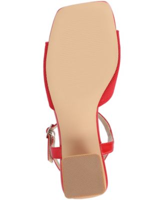 Women's Evylinn Knit Block Heel Dress Sandals