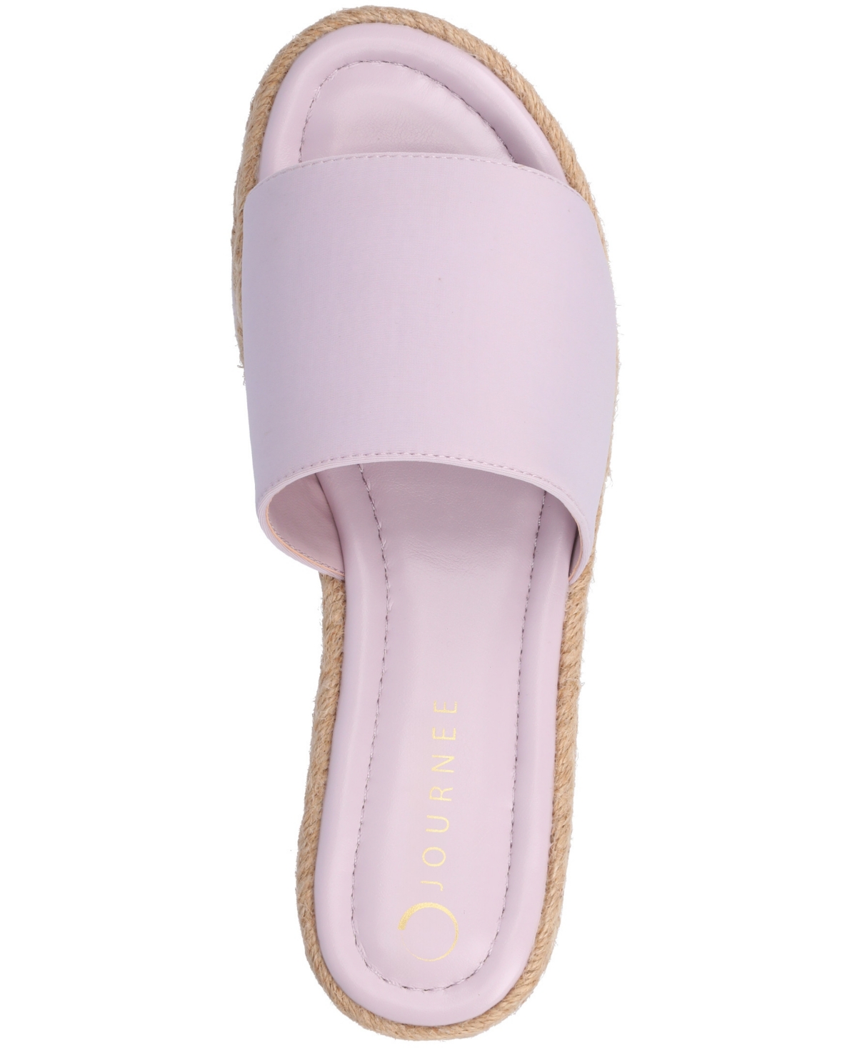 Journee Collection Rosey Wedge Sandal In Lilac