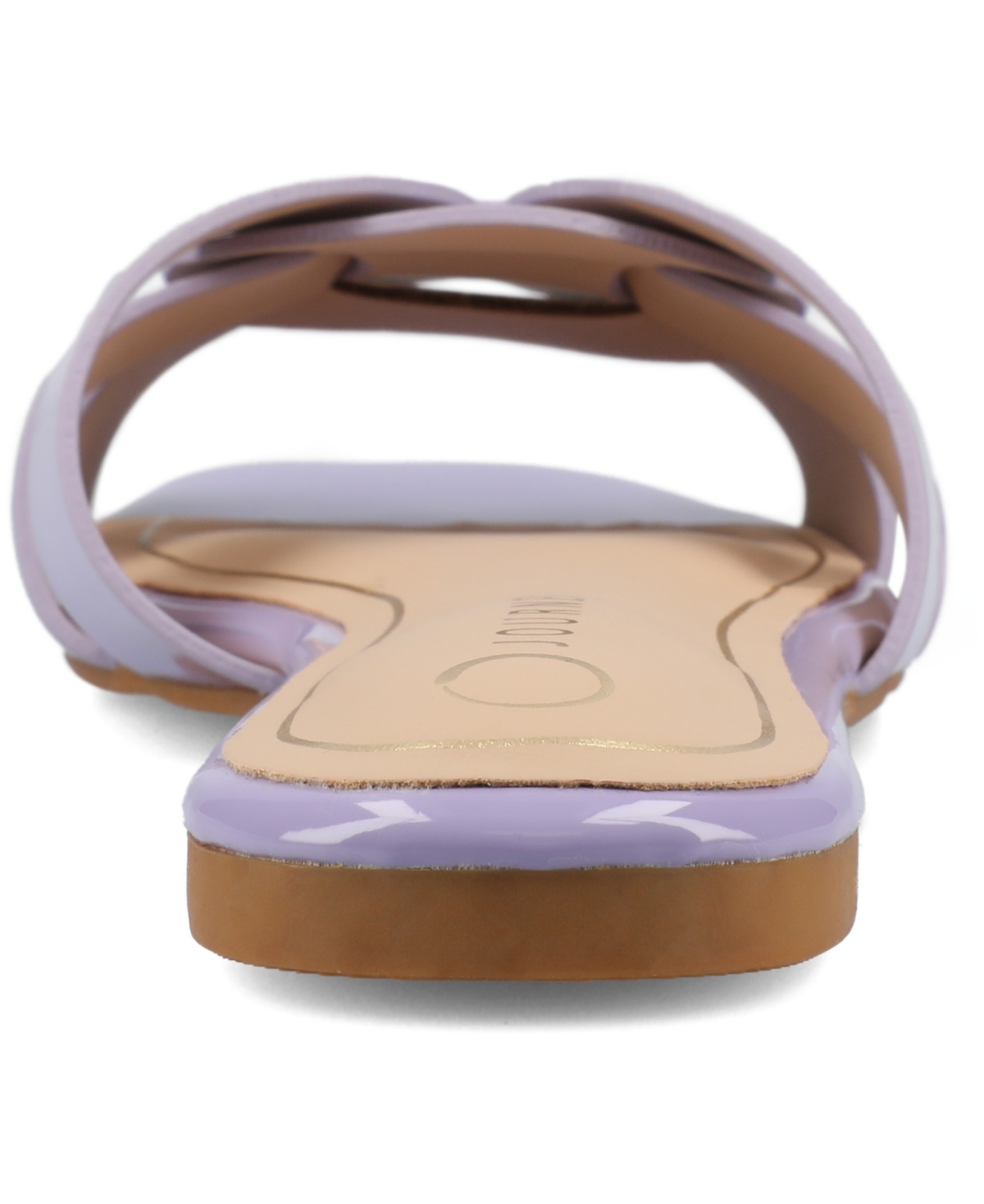 Journee Collection Journee Womens Arrina Wide Width Flat Sandals In Lilac