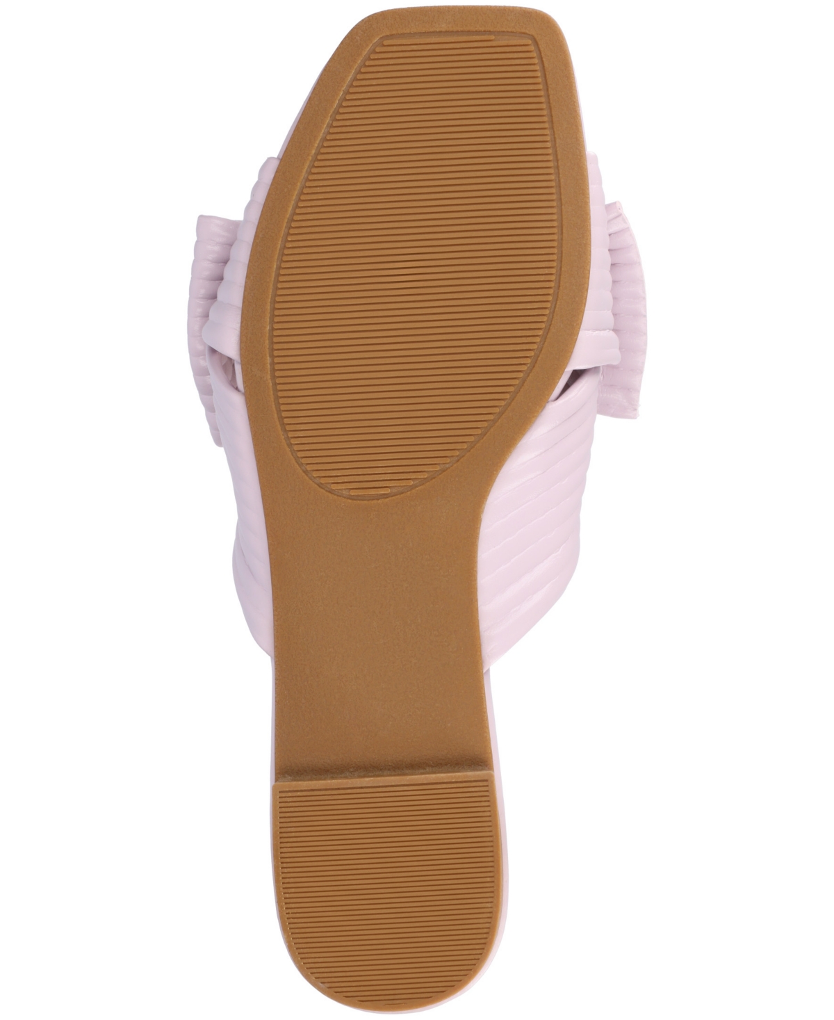 Shop Journee Collection Women's Serlina Bow Flat Sandals In Lilac