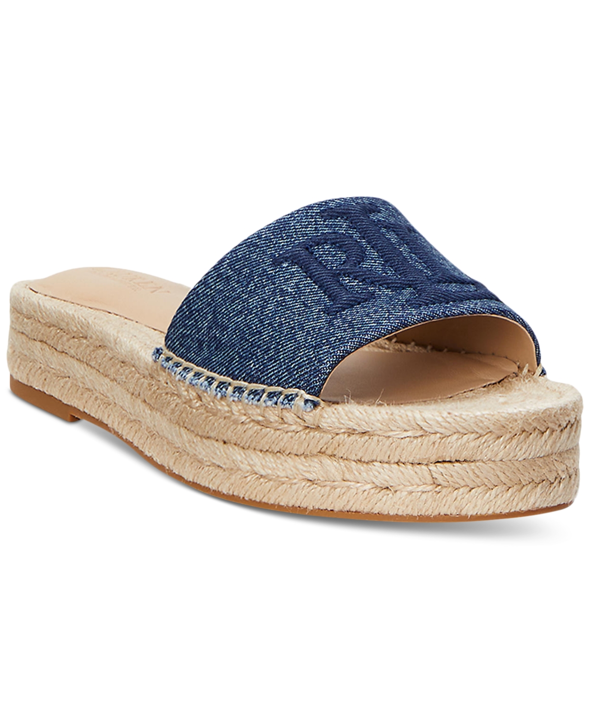 Women's Polly Espadrille Flat Sandals - Oxford Blue